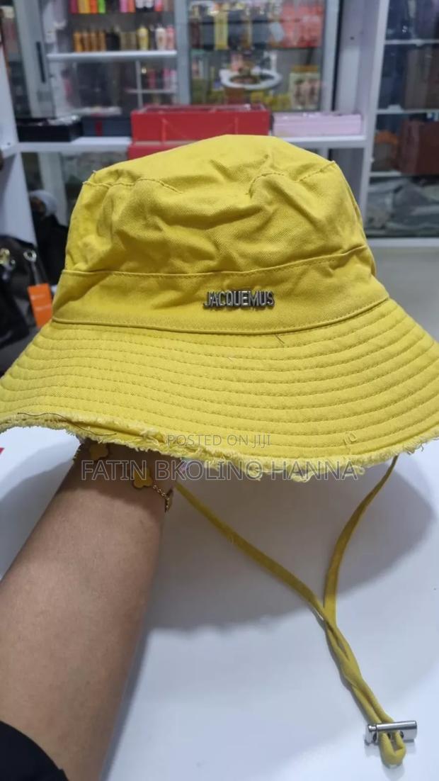 Yellow Jacquemus Bucket Hat - main view
