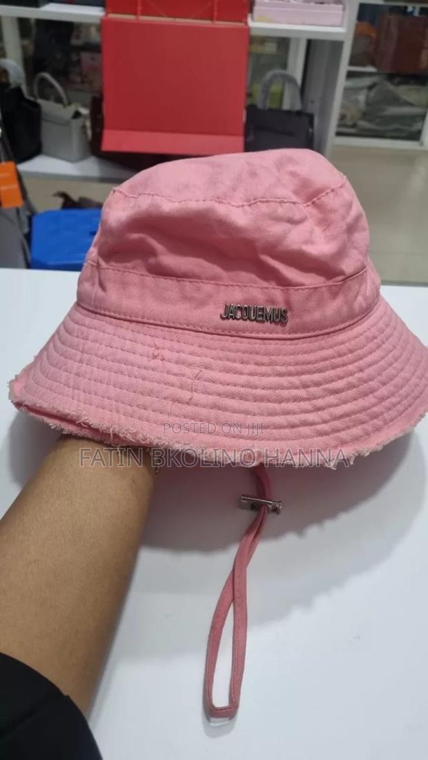 Baby Pink Jacquemus Bucket Hat - thumbnail 2