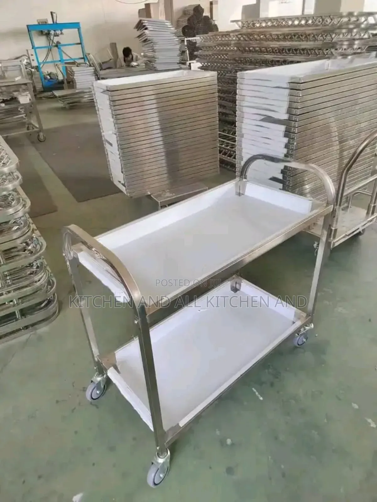 Heavy Gauge Stainless Steel Service Trolleys