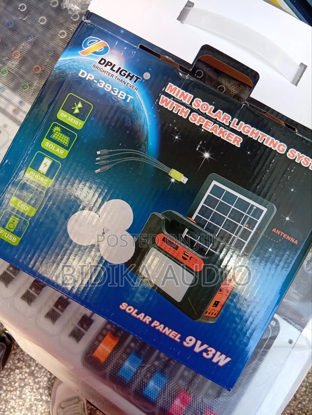 Original Dplight Dp-393bt 9v With Mini Speaker