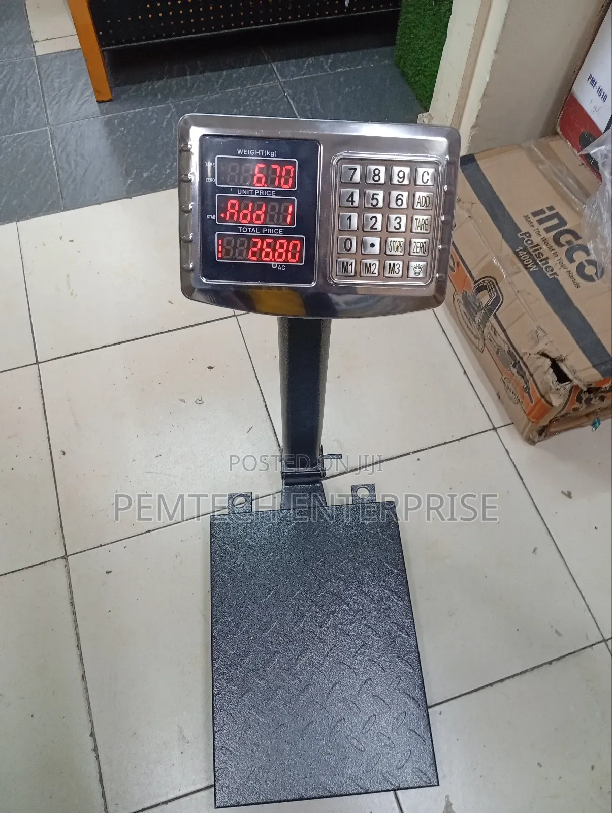 A12 150kg Durable/Approved Weighing Scale