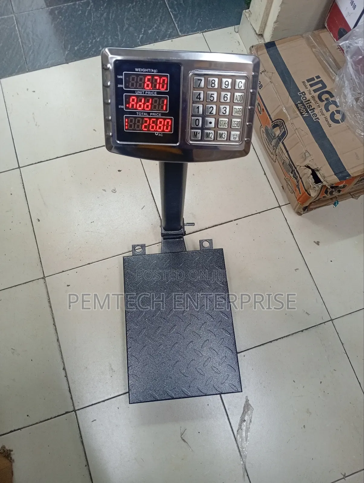 A12 150kg Durable/Approved Weighing Scale