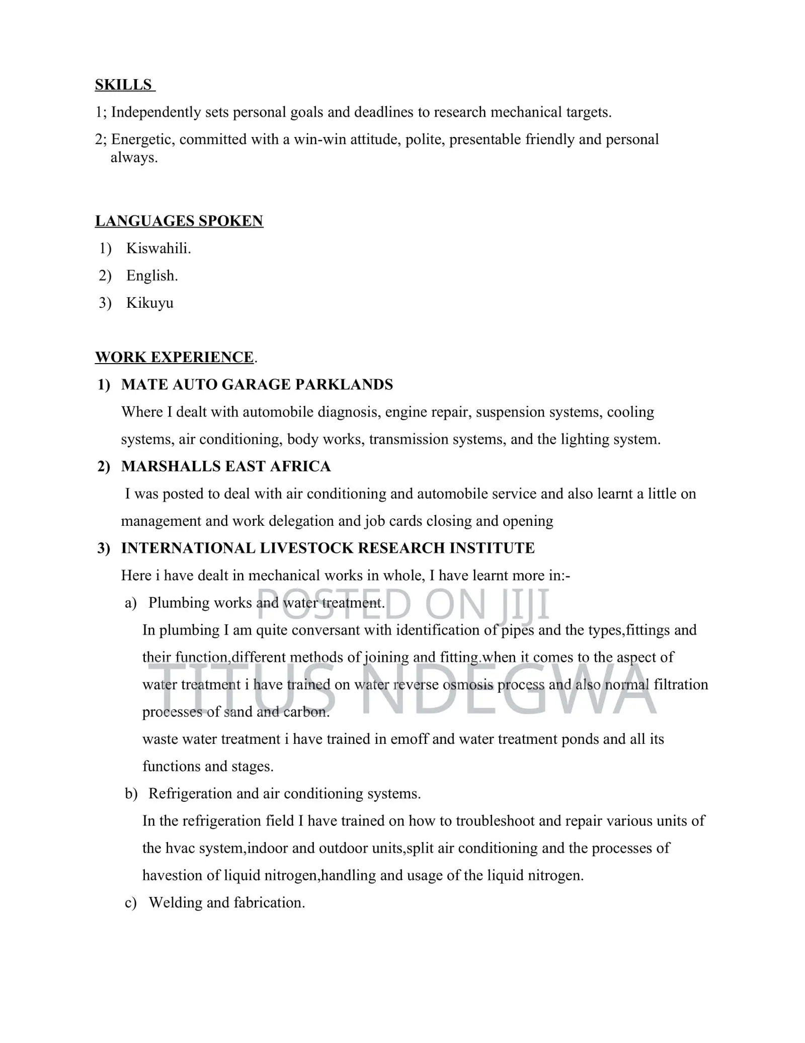 Cars Category: Field Sales Managers