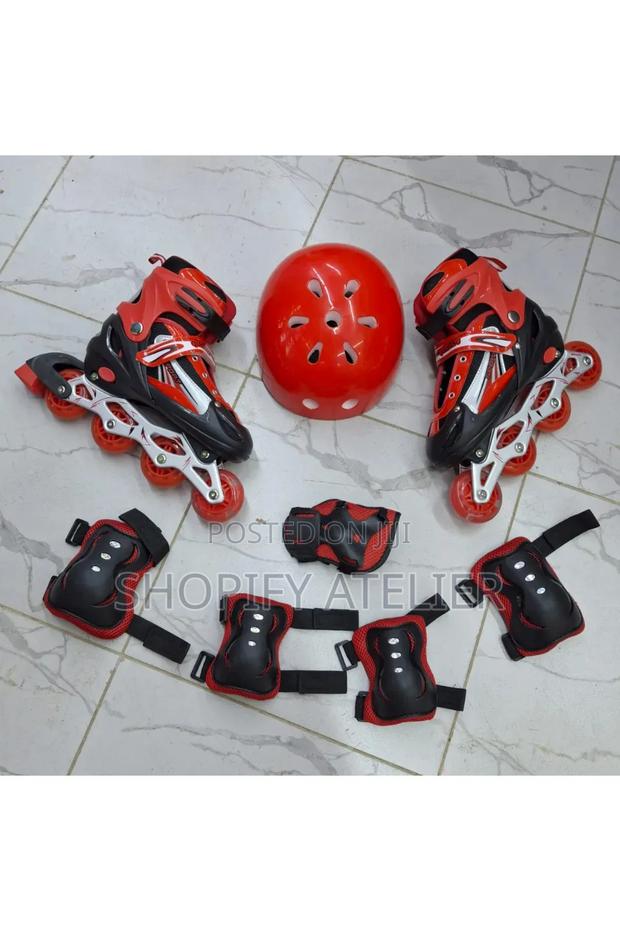 Rubber Wheels 
Hard Helmet Protective Gears 
 *Full Set - main view