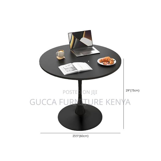 Dining Tables: Office Scratch-Durable Round Dining Table - thumbnail 2