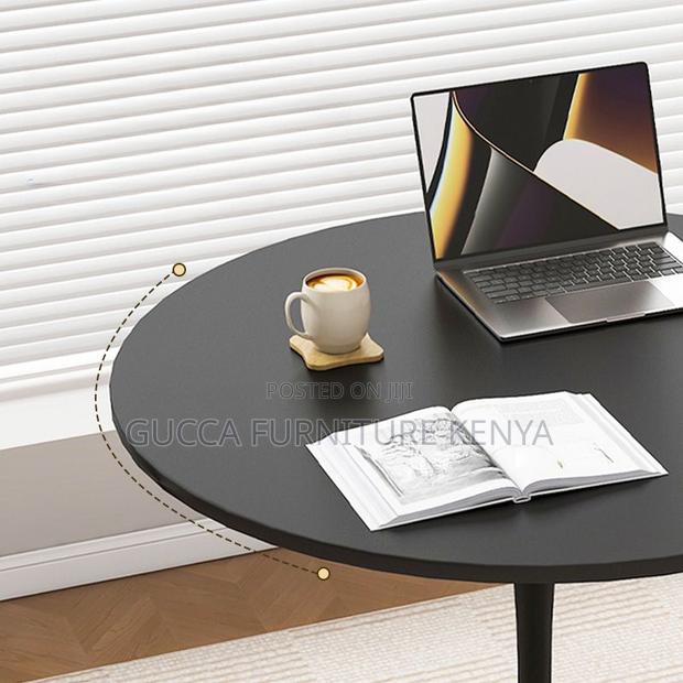 Dining Tables: Office Scratch-Durable Round Dining Table - thumbnail 4