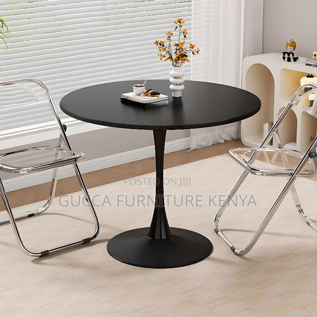 Dining Tables: Office Scratch-Durable Round Dining Table - thumbnail 5