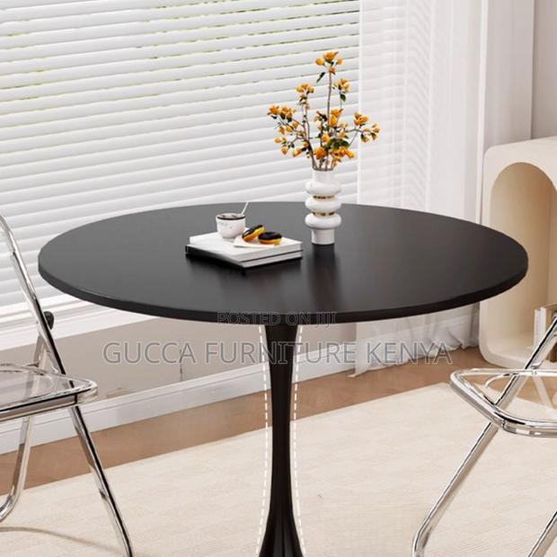 Dining Tables: Office Scratch-Durable Round Dining Table - thumbnail 6