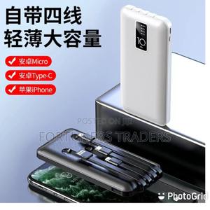 Power Bank With 4 Cables Inbuilt . - main view