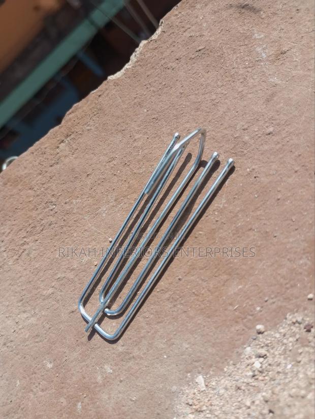 Silver Curtain Hooks - main view