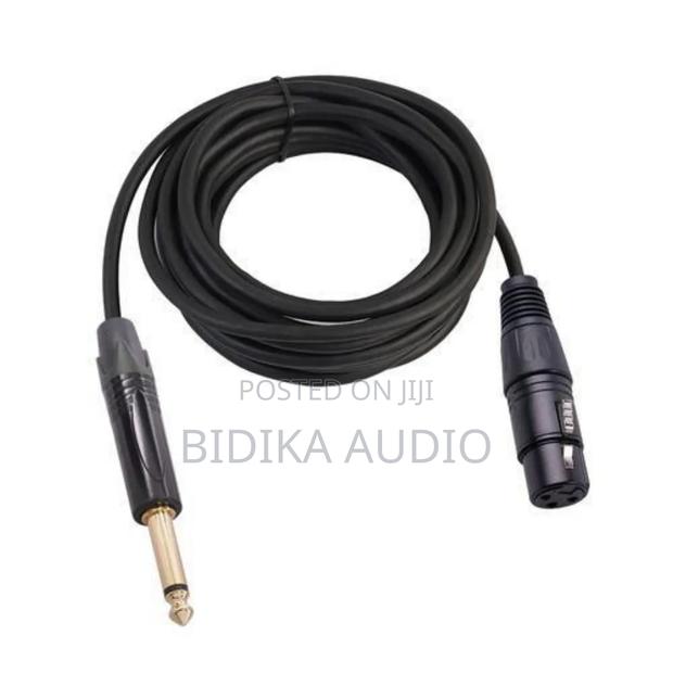 6.35 TRS Stereo Male to XLR Female Microphone Cable