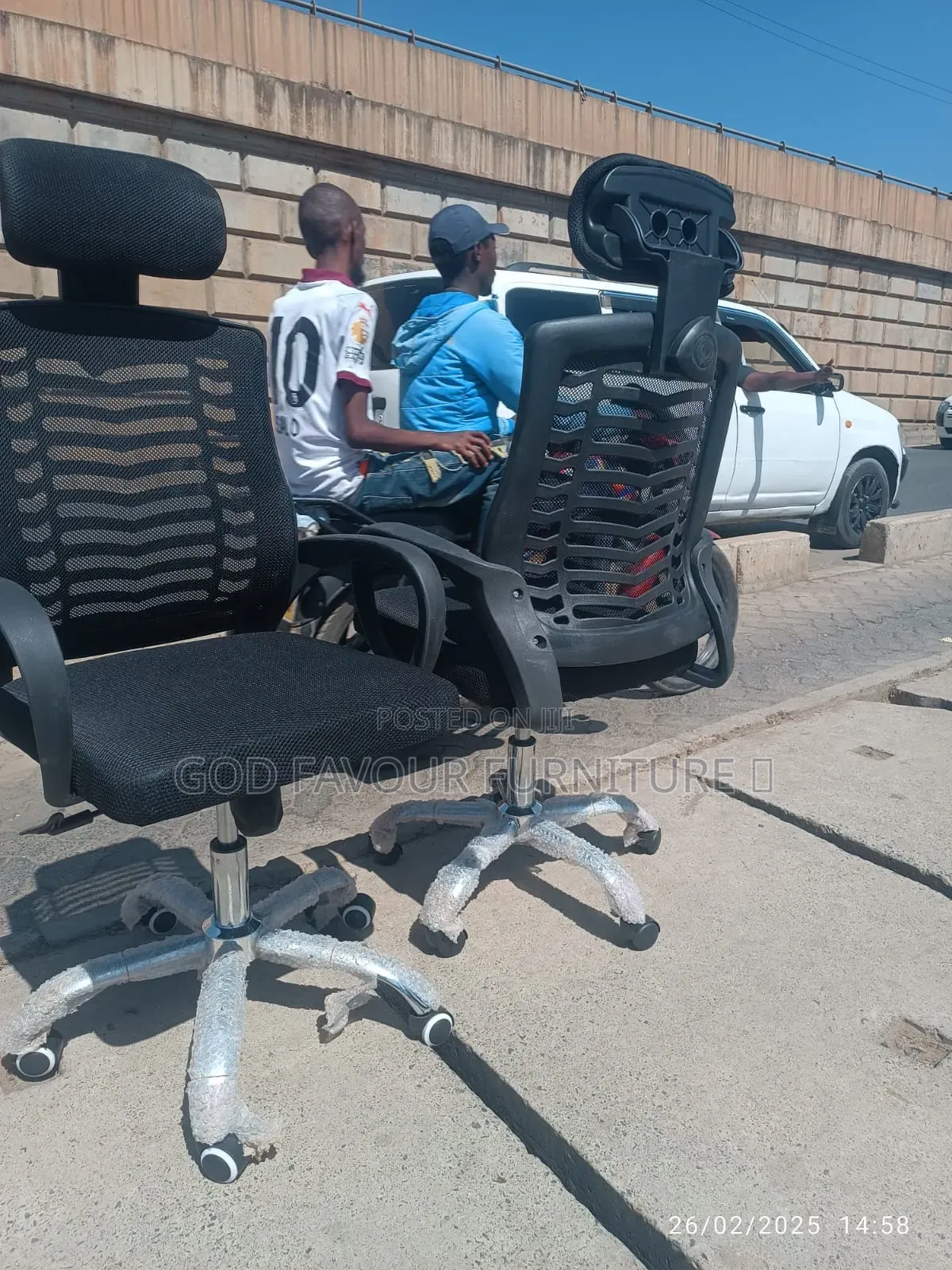 Mesh Office Chair With Headrest Hy9tdx