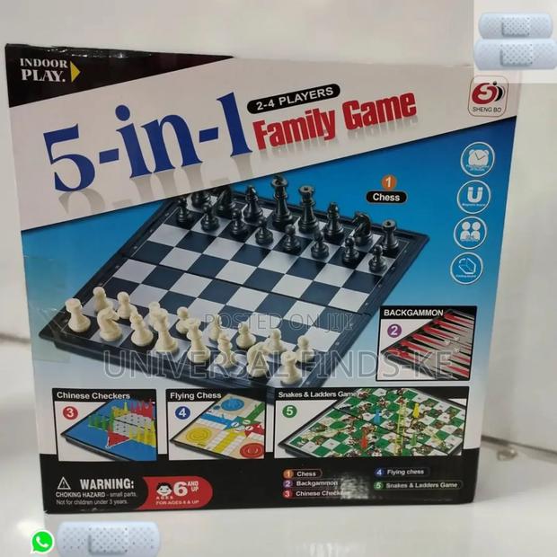 5in1 Board Game^ Chinese Checkers ,Ludo,Chess,Snake Ladder