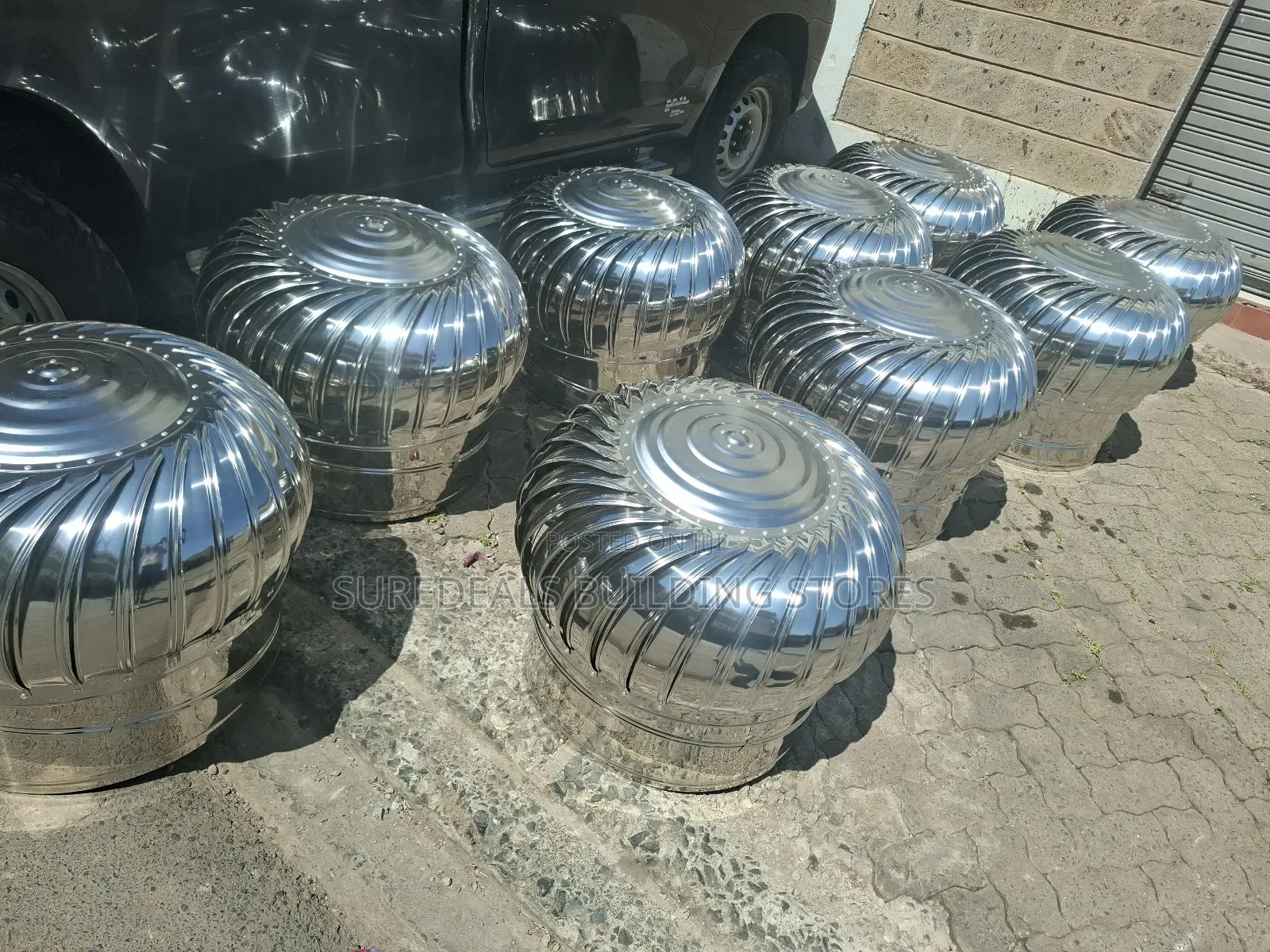 Stainless Steel Wind Driven Roof Cyclone Ventilators-600mm