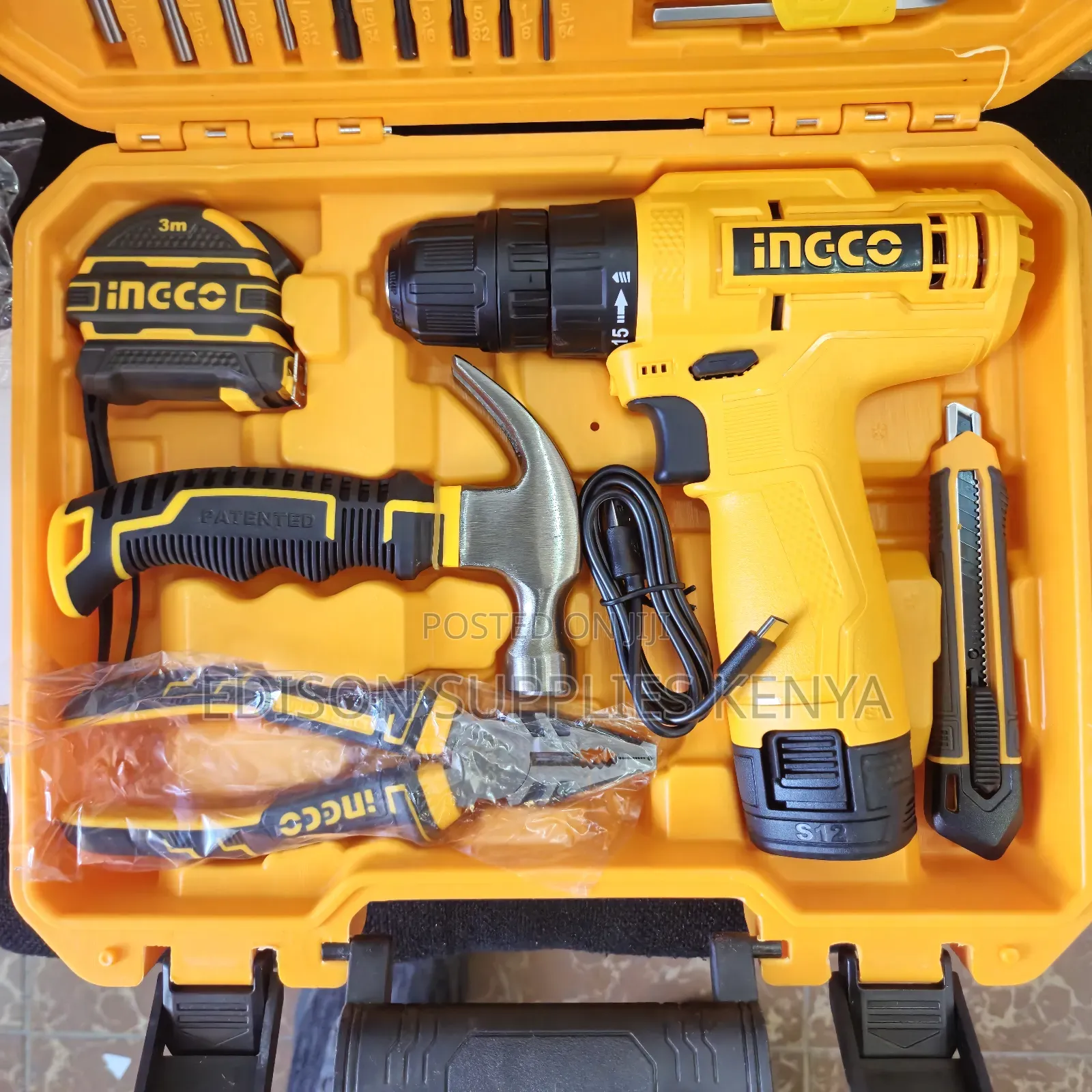 Ingco 89pcs Tools Set Cordless Drill Tools Set Hkthp10891
