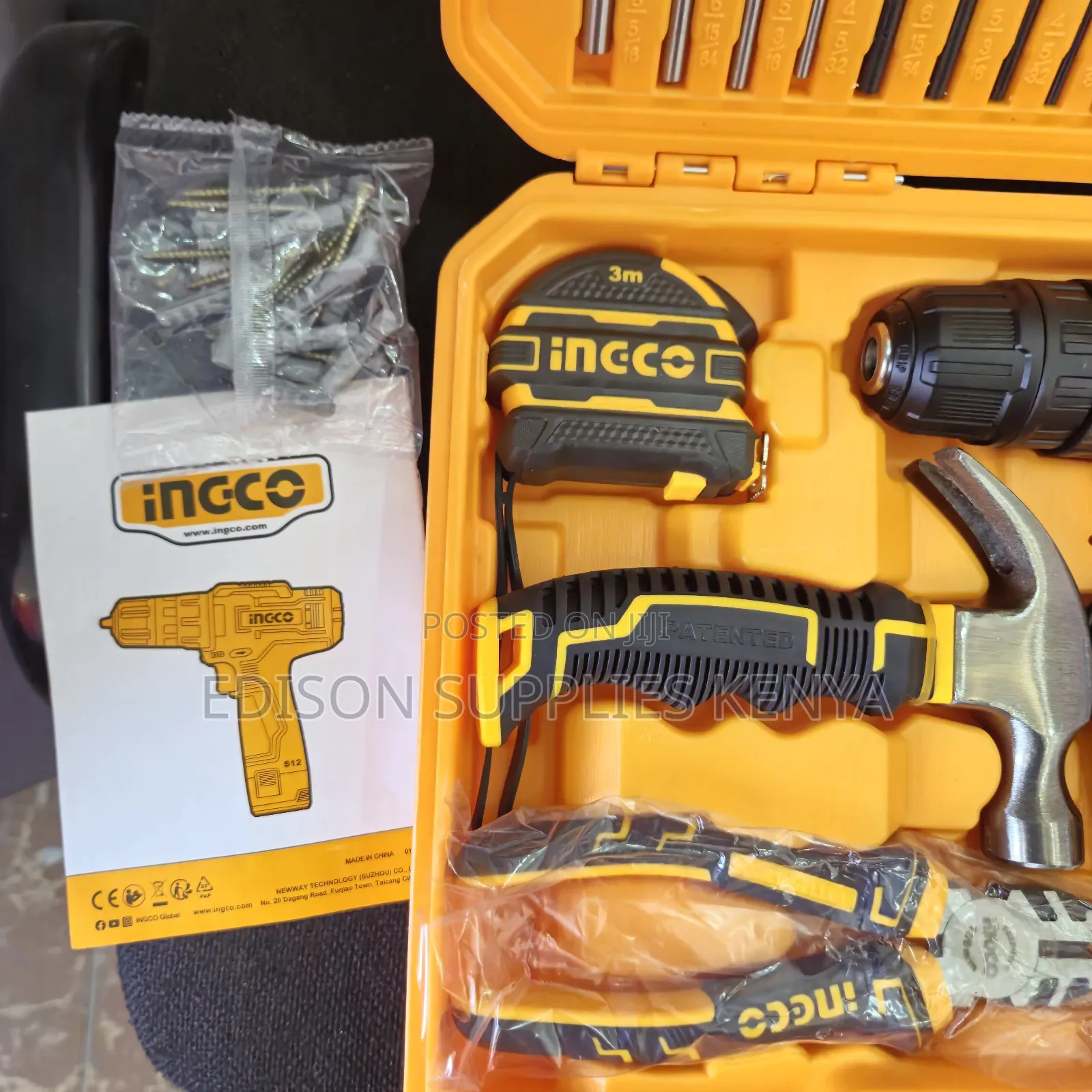 Ingco 89pcs Tools Set Cordless Drill Tools Set Hkthp10891
