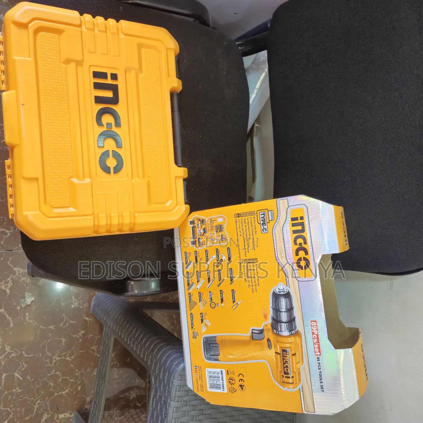 Ingco 89pcs Tools Set Cordless Drill Tools Set Hkthp10891