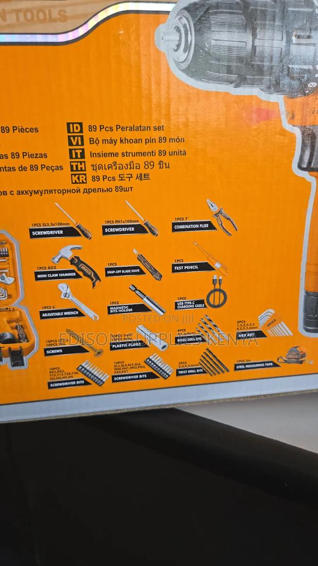 Ingco 89pcs Tools Set Cordless Drill Tools Set Hkthp10891 - thumbnail 11