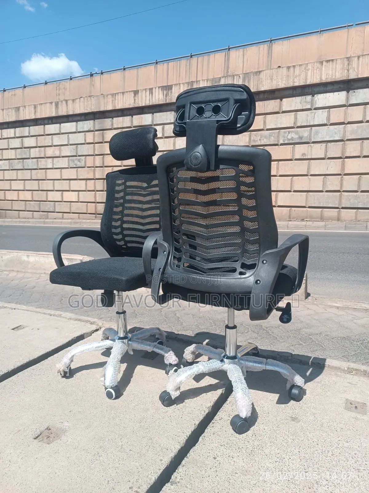 Black Office Chair With Headrest Wm8uhf