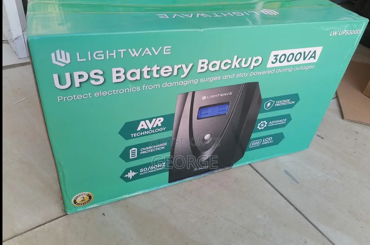 [Conomical Battery Backup (3000va) Ups Lightwave 3kva!