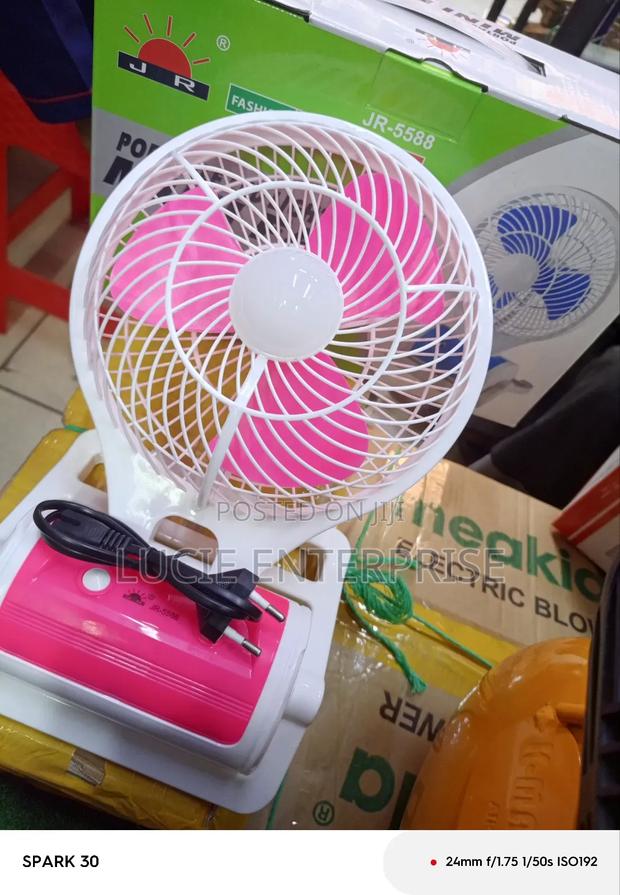 Portable Led Light With Mini Fan/Rechargeable Fan - main view