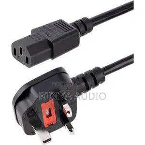 Computer Power Cable, Black Replacement Ac Power Cord