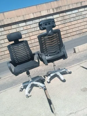 Quality Office Chair With Headrest Black Fb5wq