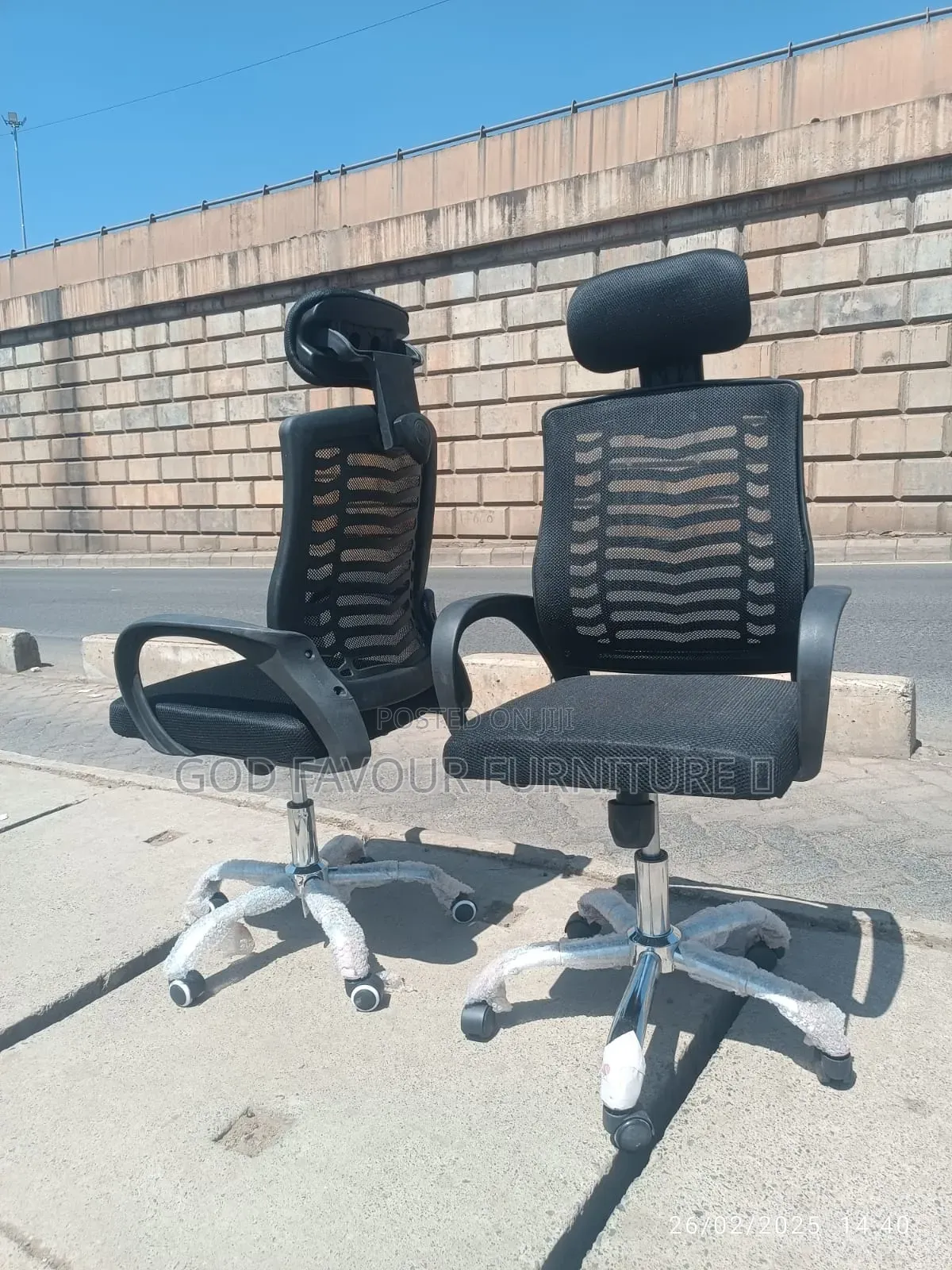 Mesh Ergonomic Office Chair With Headrest Pj9ys