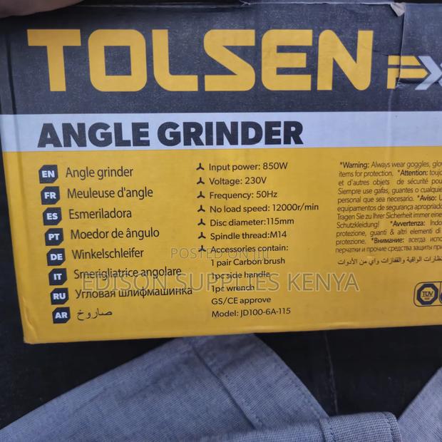 Angle Grinder 850 Watts Tolsen Angle Grinder 850w - thumbnail 3