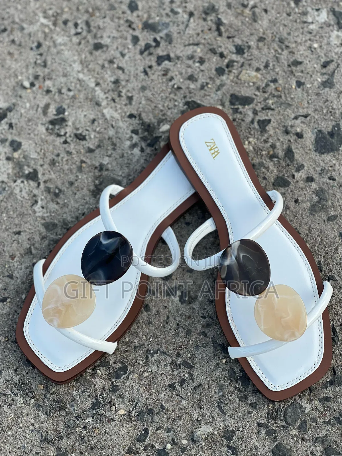 White Zara Sandals for Women