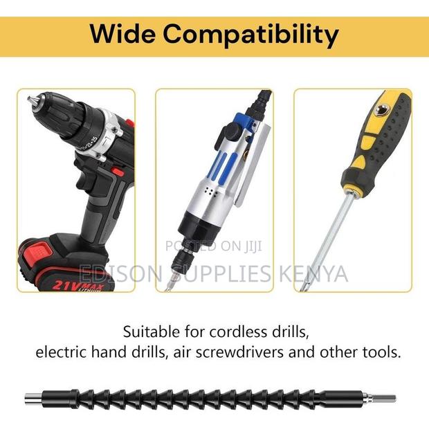 Ryobi Flexible Drill Extension Bar 30cm Drill Bit Attachment - thumbnail 4