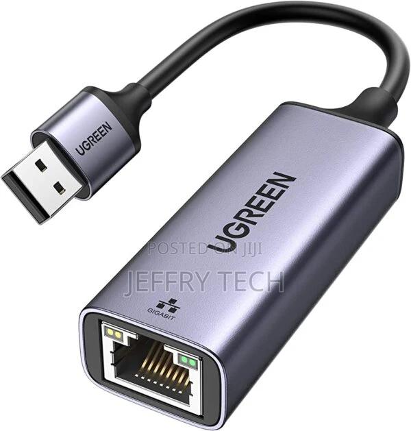Usb-a 3.0 to Rj45 Gigabit Ethernet Adapter Aluminum Case