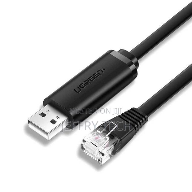 Ugreen Usb-a to Rj45 Console Cable 1.5m (Black) – Cm204