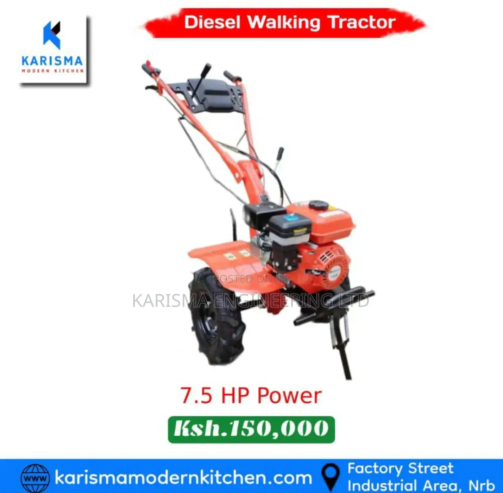 Diesel Walking Tractor