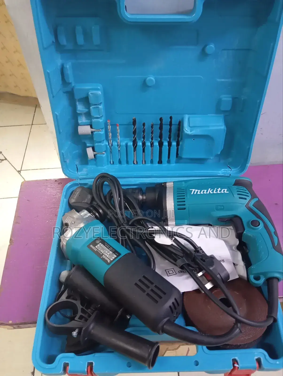 Makita 2 in 1 Combo (Grinder+Drill)