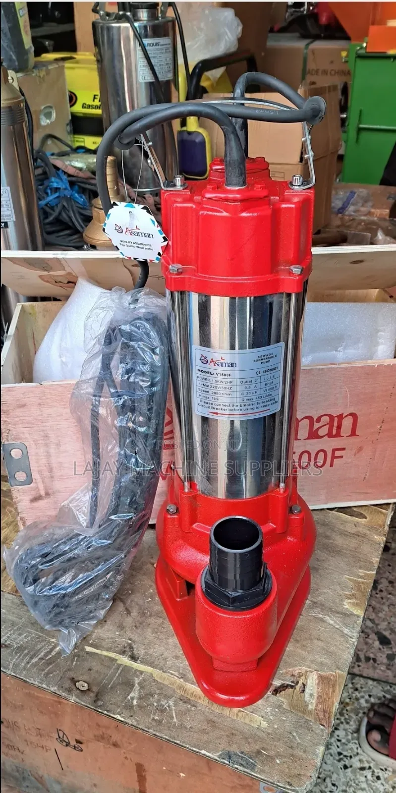 Sewage Submersible Pump 2hp 19m