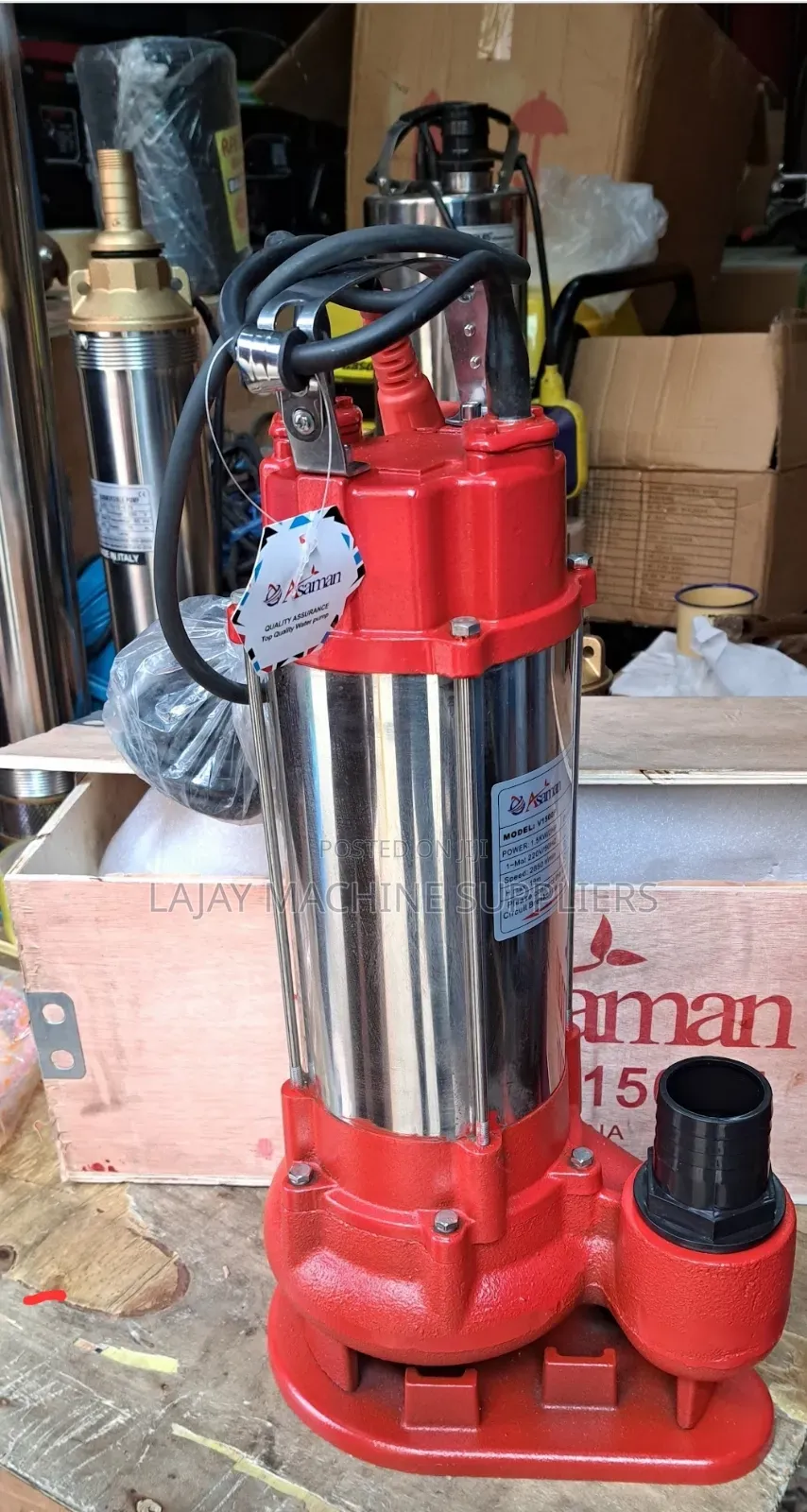Sewage Submersible Pump 2hp 19m