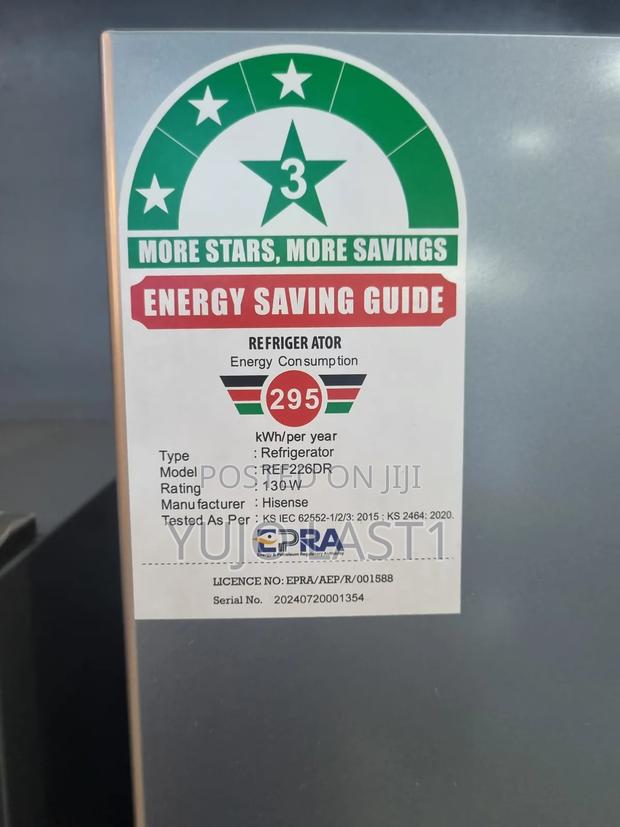 Hisense Ref226dr 226litres Refrigerator - thumbnail 3