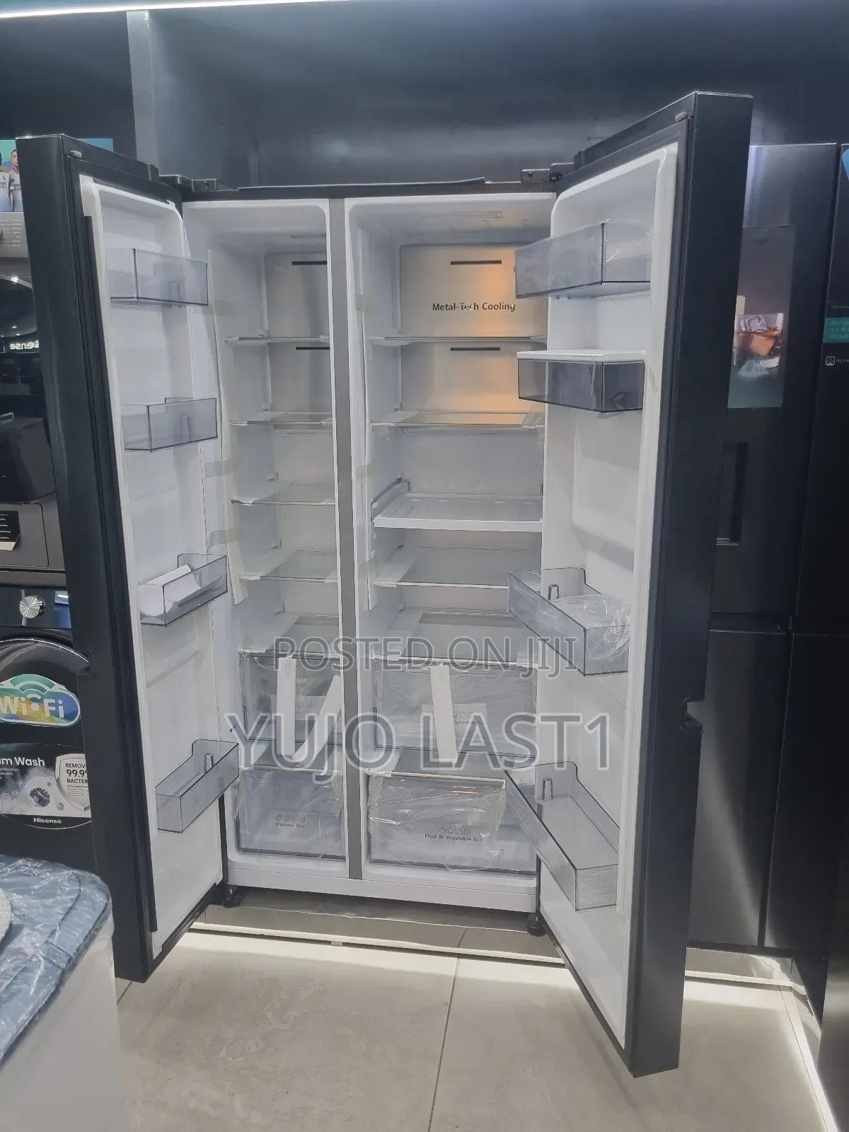 Hisense 628 Liters Ref628dr Side by Side Fridge