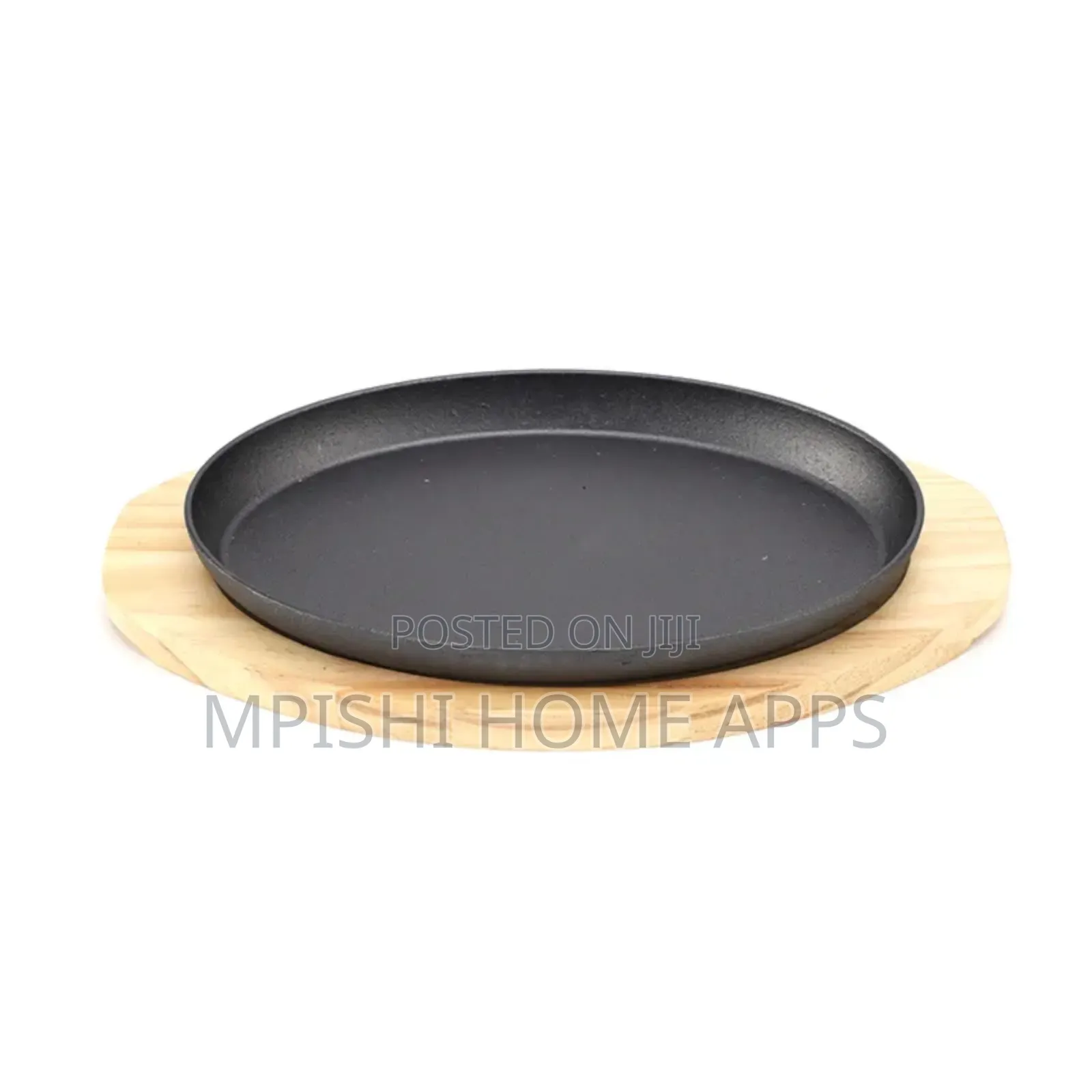 Sizzler Plate With a Wooden Base 28×17cm