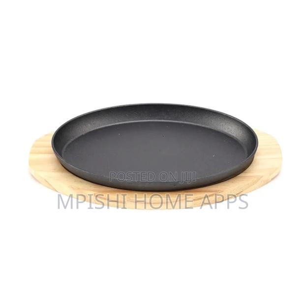 Sizzler Plate With a Wooden Base 30cm - thumbnail 4