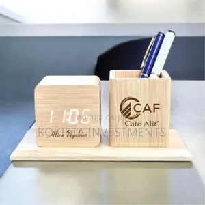 Engraved Desk Organizer (Wooden)