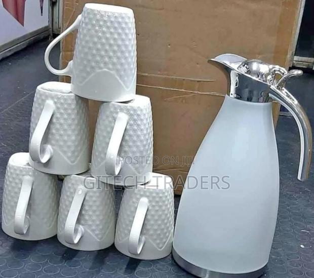 *White Flask Set Available