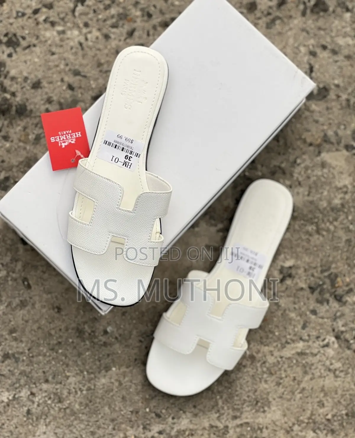 First Quality Ladies Hermes Sandals 37-42