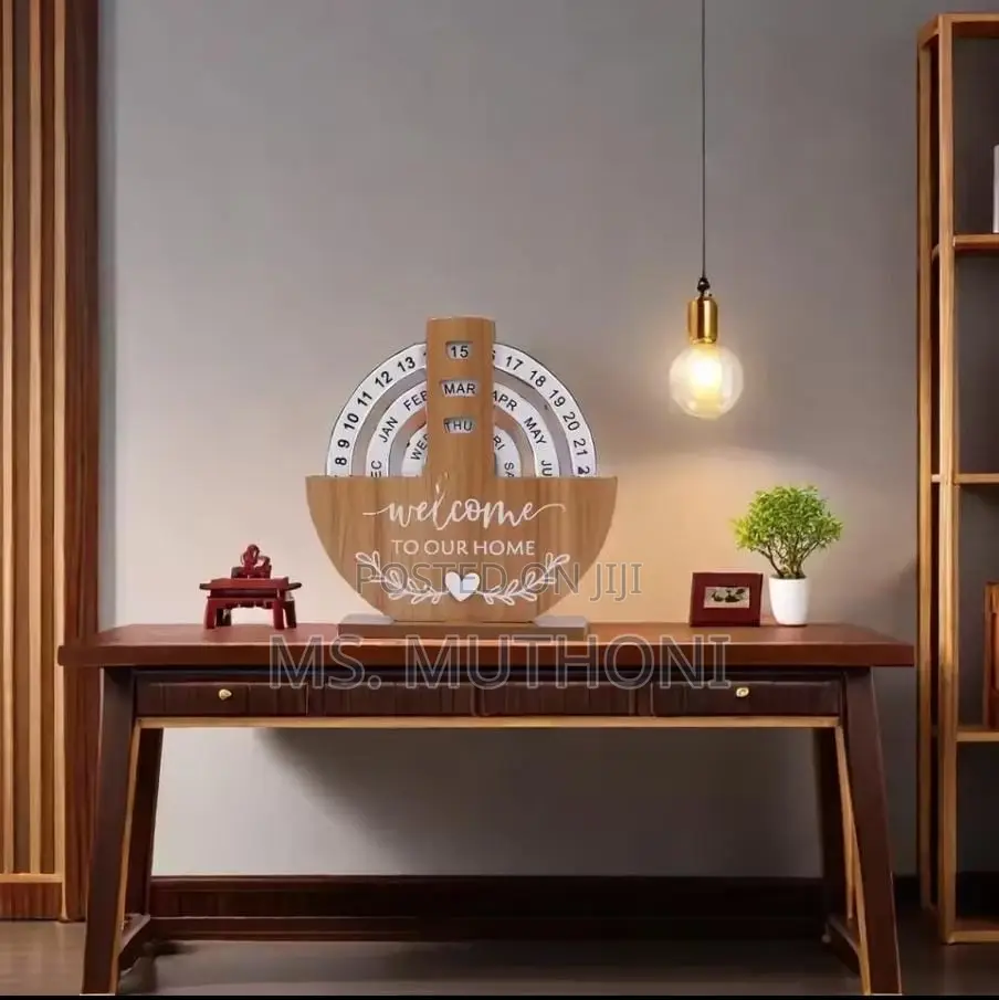 Tabletop, Wooden, Cute, Daily Calendar,