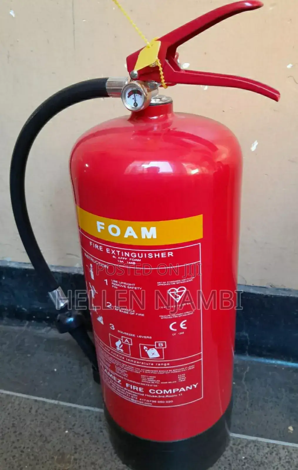 6 Litres Foam Fire Extinguisher