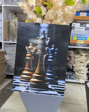 Wall Art Hanging Chess Game Themed Decor