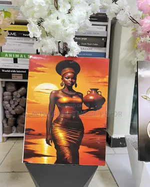 African Woman Wall Art Decor Hanging