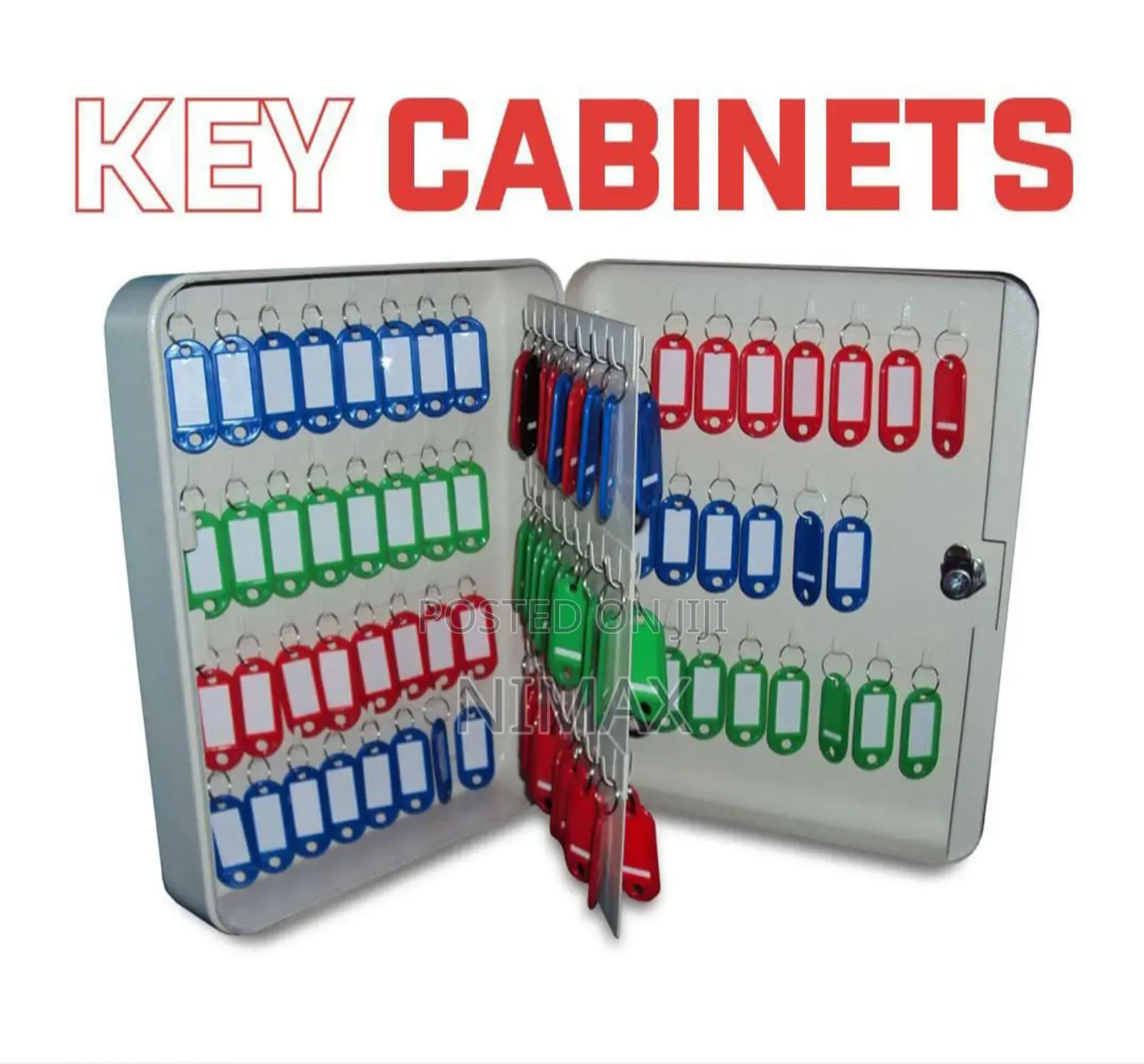Key Metal Cabinet With 48 Keys