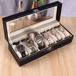 Watch Organiser Storage Box^6 Slots if Watches